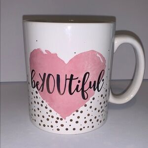 BeYOUtiful Pink Heart Mug